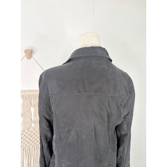 Blank NYC Back Roads Black Lightweight Moto Jacket Size Small Zip Up - Picture 9 of 11